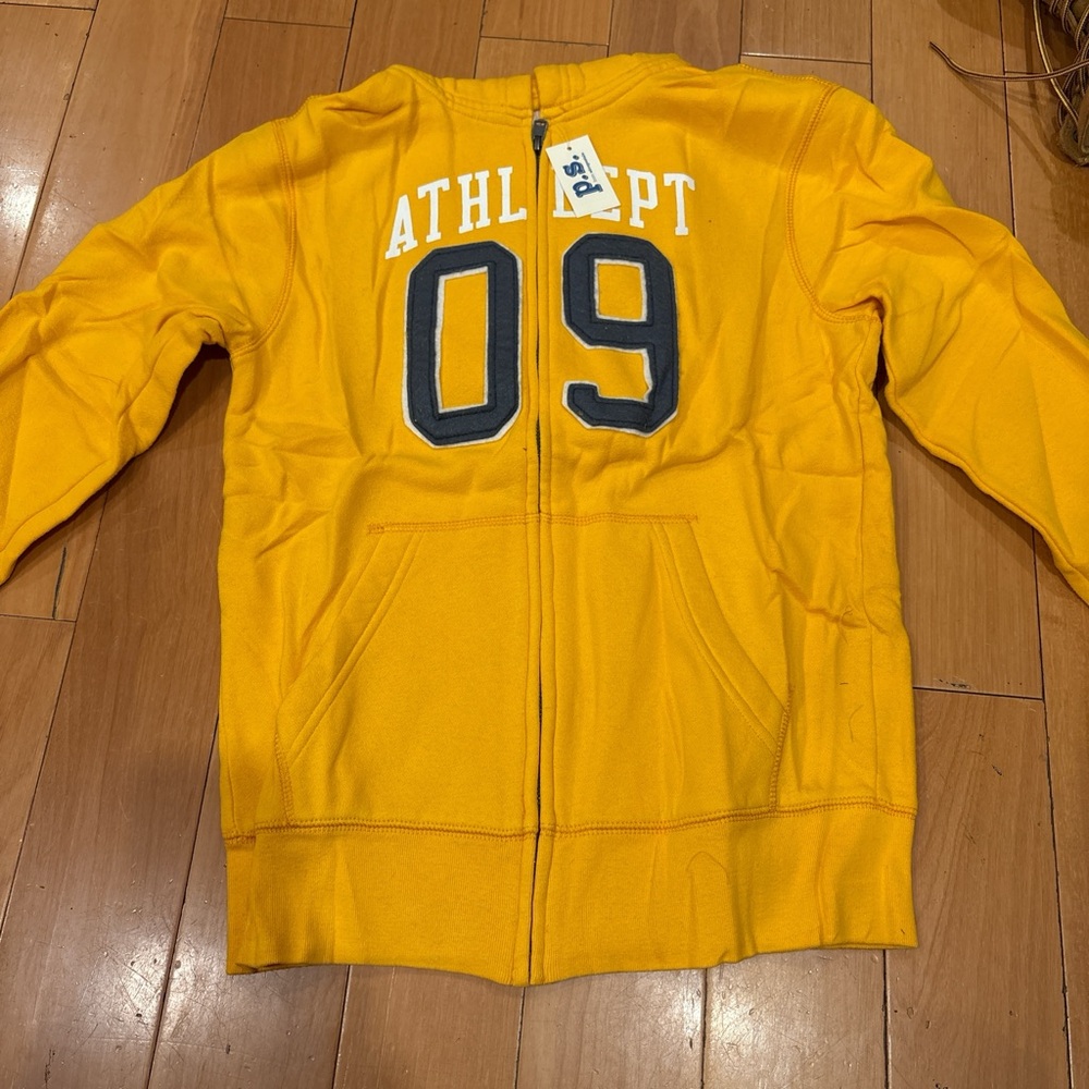 Aeropostale Yellow Kids Jacket with Bold Print